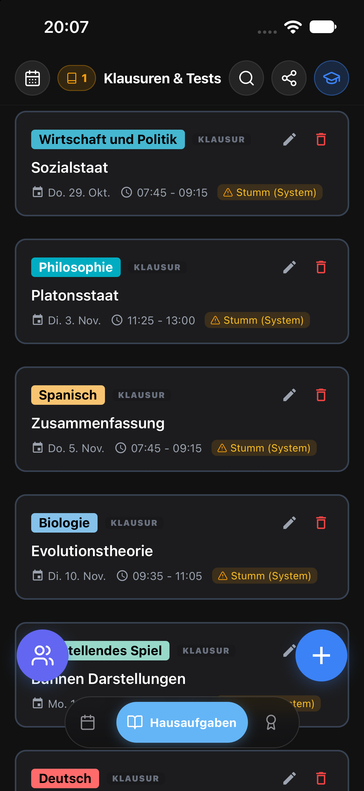 Klausuren